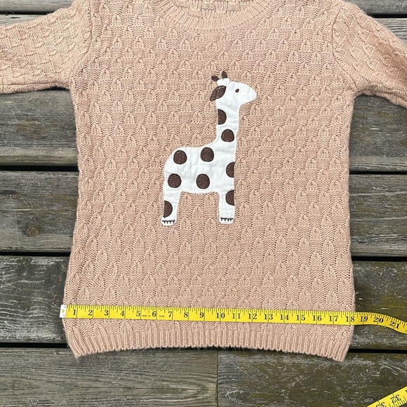 cable knit pull over sweater with giraffe So soft - Picture 7 of 8
